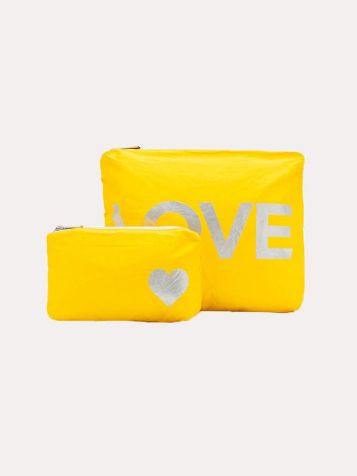Hilovetravel Set Of Two Packs Aspen Gold Silver Love - Saint Bernard