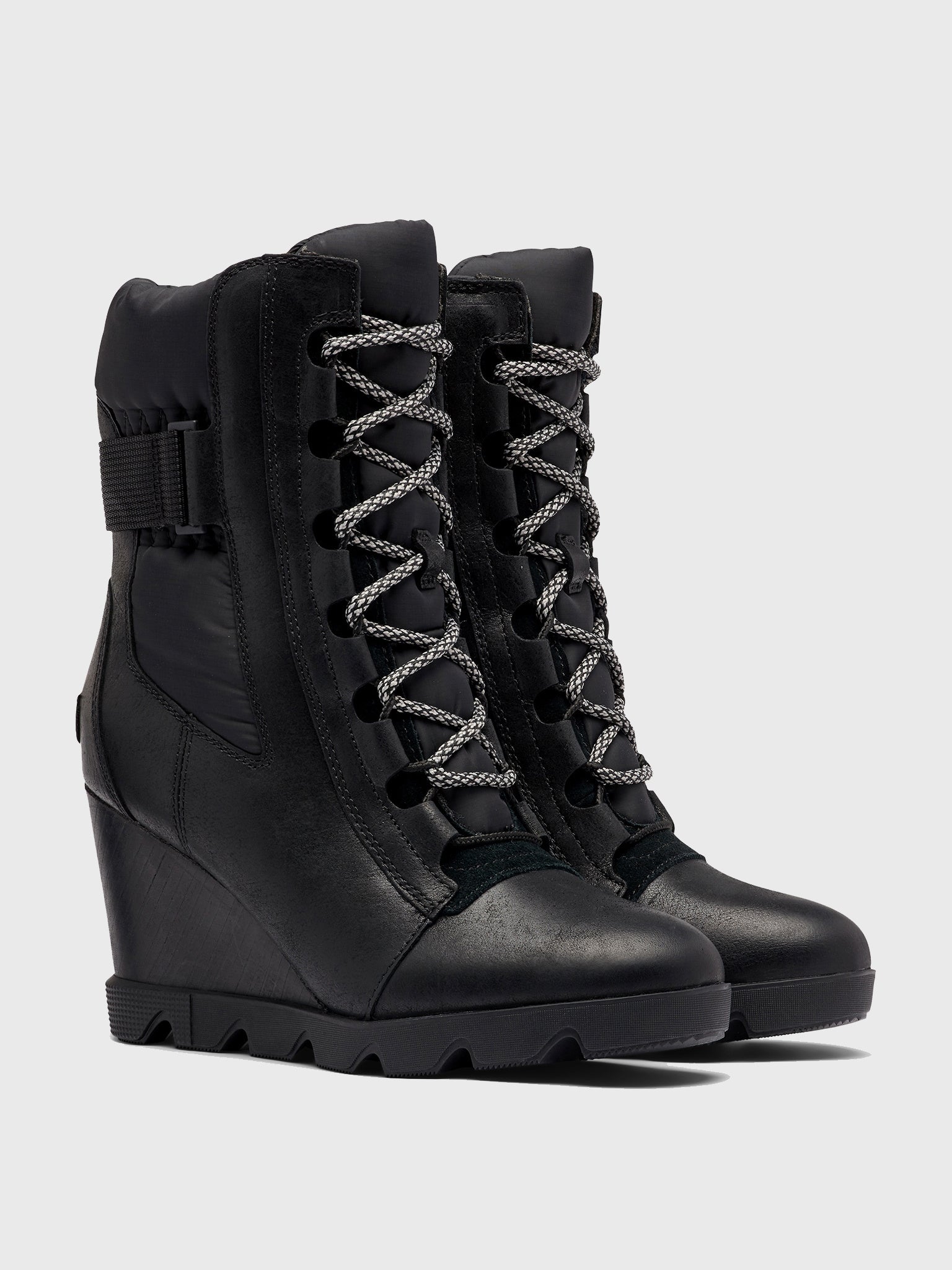 Sorel Women's Joan Uptown Mid Lace Wedge Boot Saint