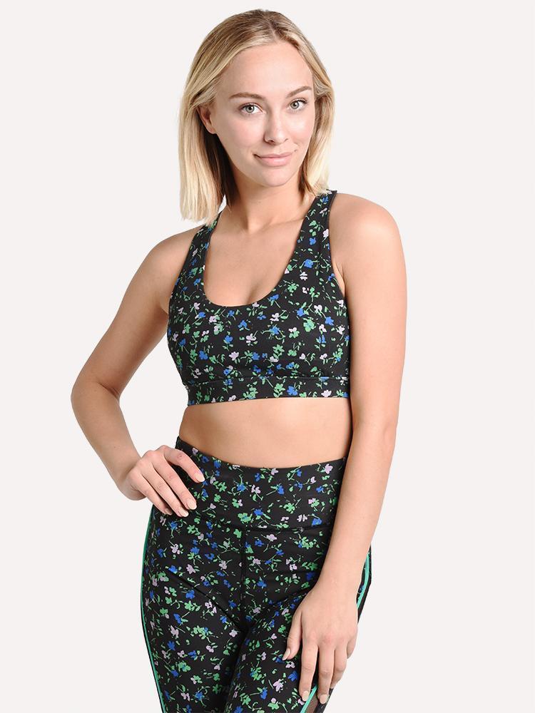 Thrive Societe Printed Basic Sports Bra - Saint Bernard
