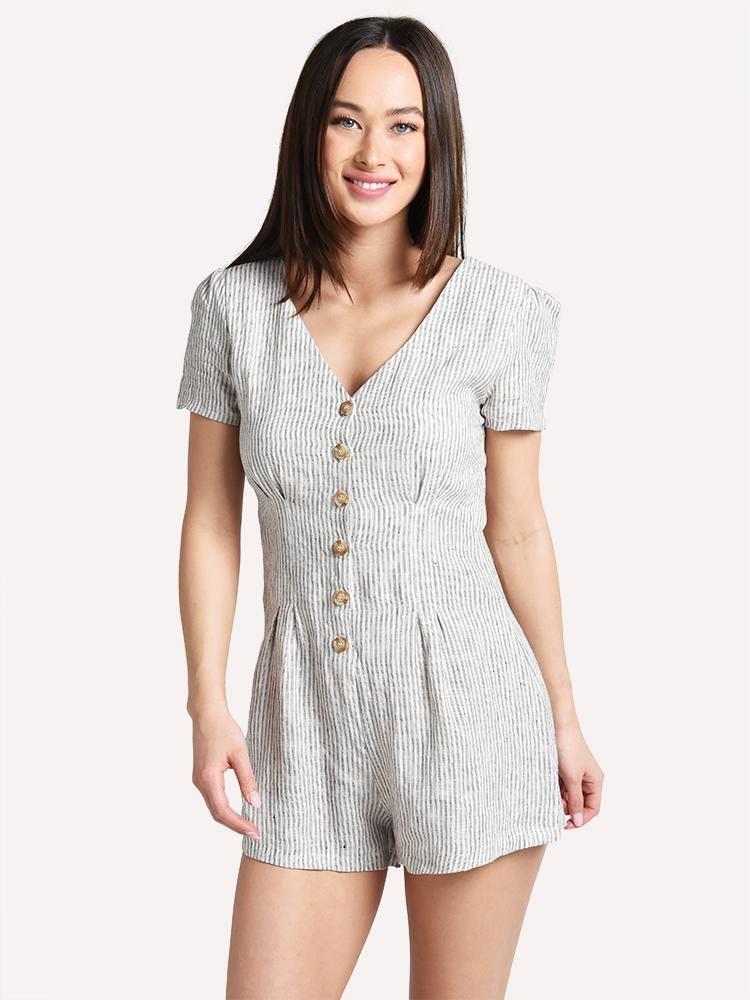 Heartloom Kate Romper - Saint Bernard