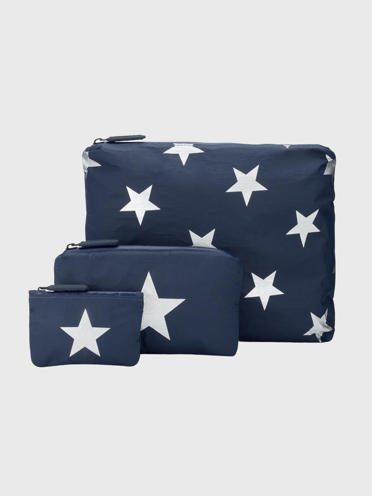 HiLoveTravel Navy With Metallic Silver Stars Set Of Three Packs - Saint Bernard