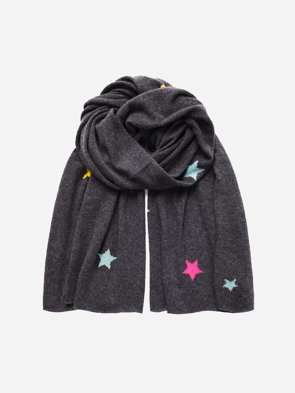 White + Warren Women's Cashmere Star Mini Travel Wrap - Saint Bernard