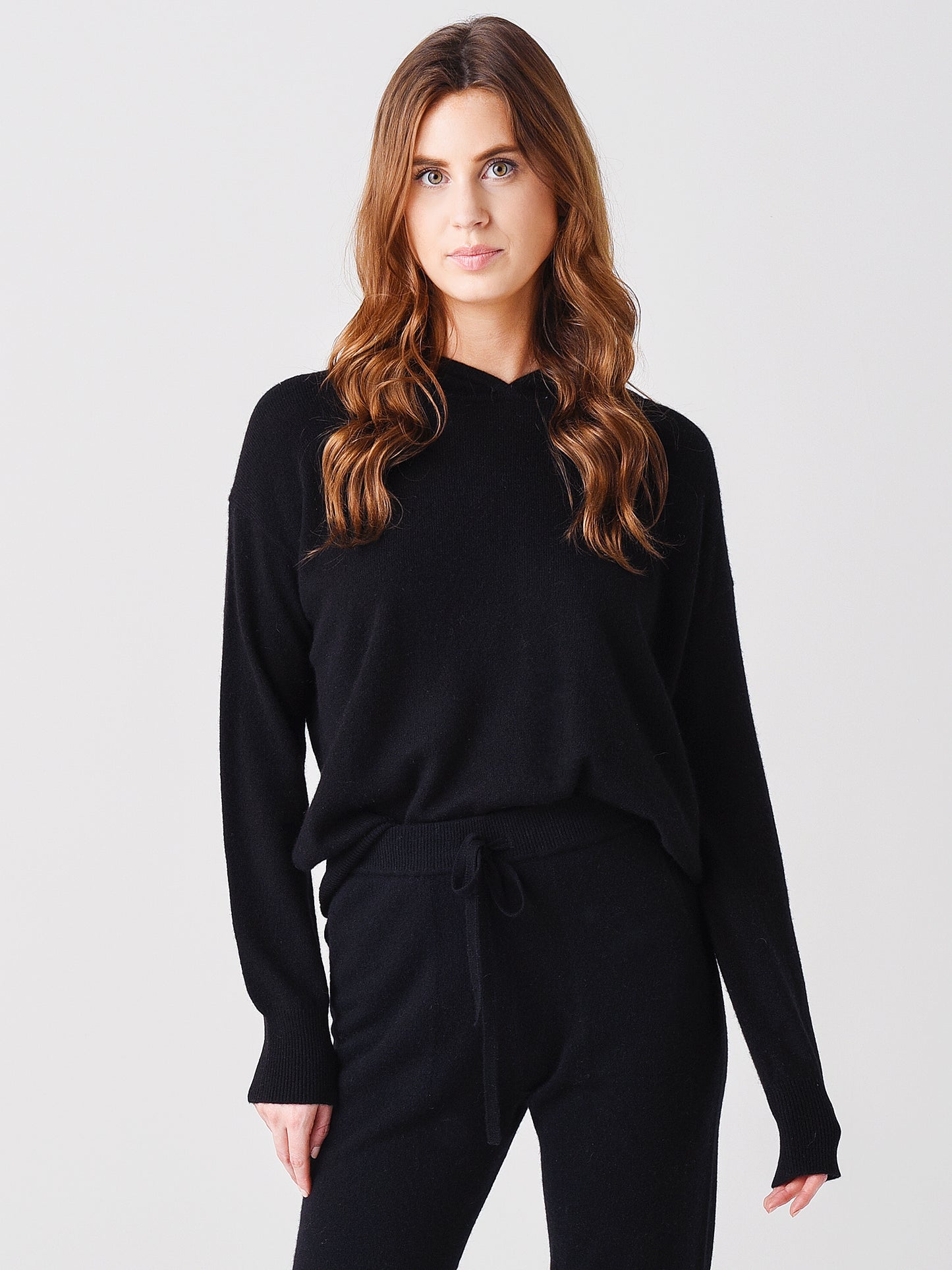 White + Warren Women's Cashmere Hoodie - Saint Bernard