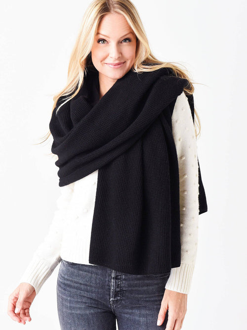 White + Warren Women's Cashmere Thermal Travel Wrap