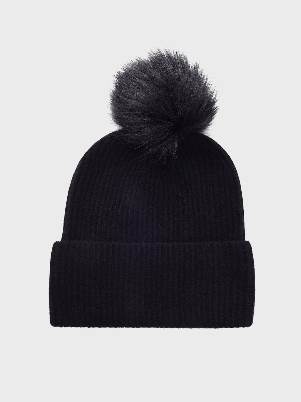 White + Warren Women's Cashmere Turnback Ribbed Beanie - Saint Bernard