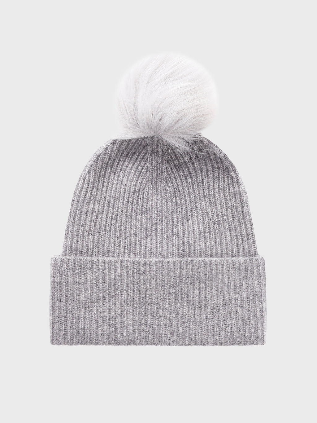 White + Warren Women's Cashmere Turnback Ribbed Beanie - Saint Bernard