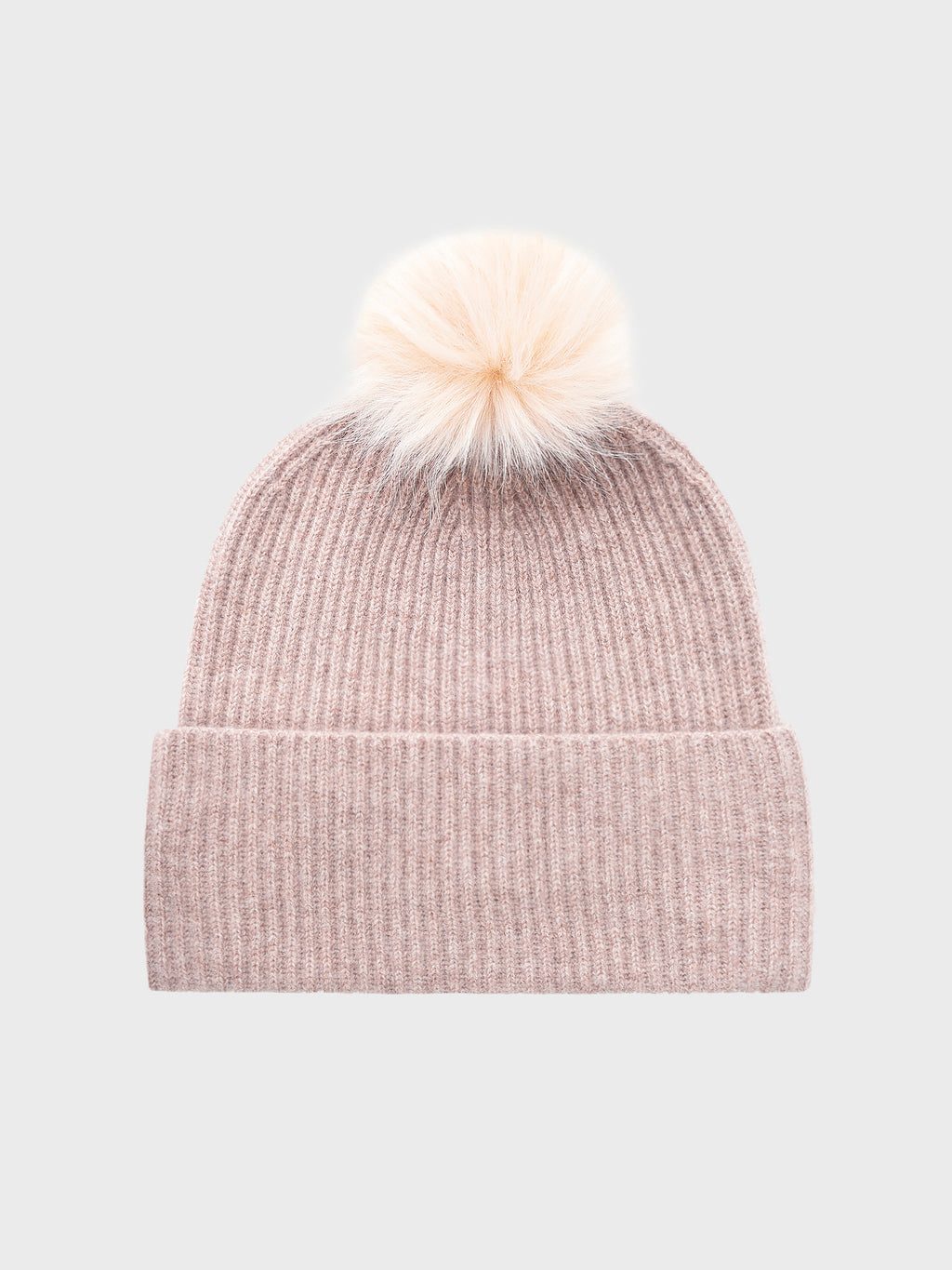 White + Warren Women's Cashmere Turnback Ribbed Beanie - Saint Bernard