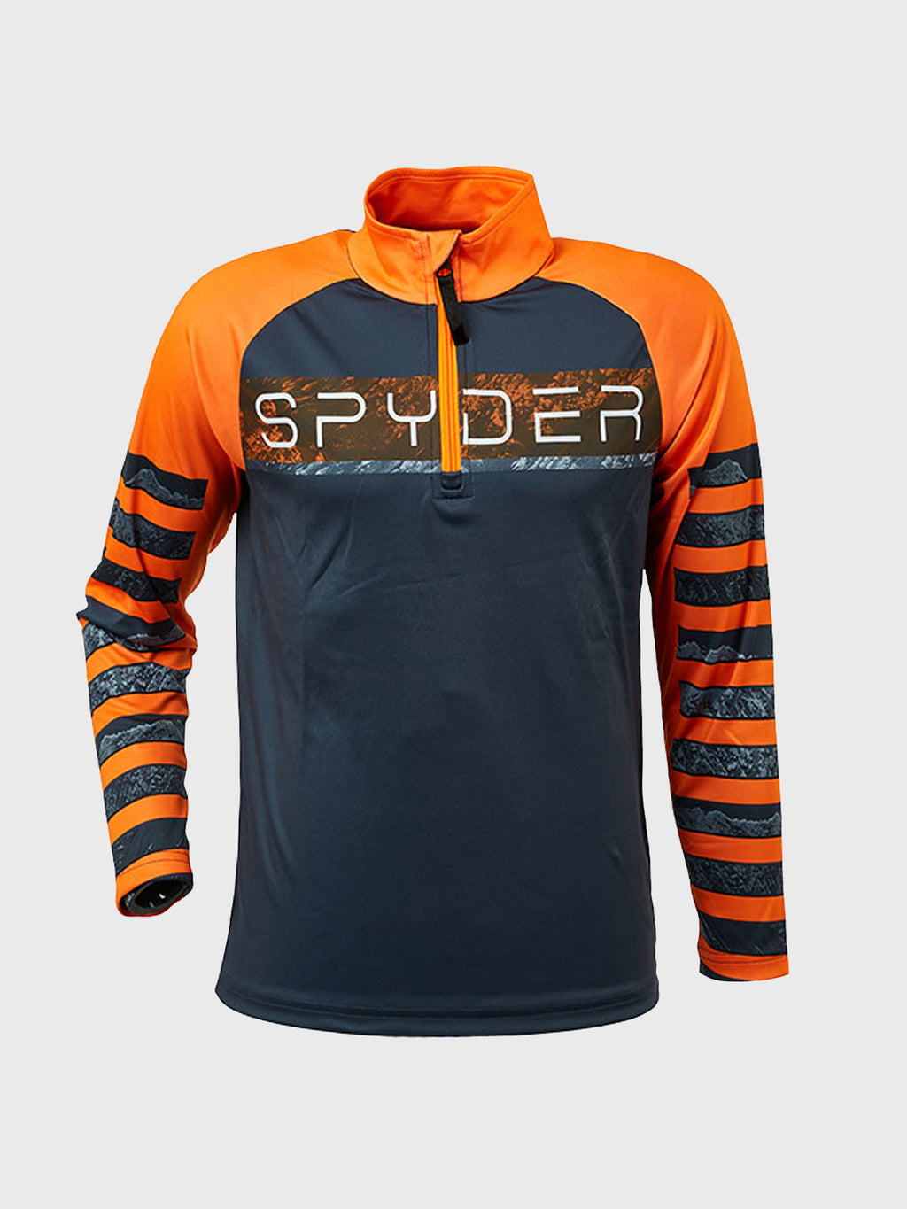 Spyder Boys Peak Zip T-Neck Baselayer - Saint Bernard