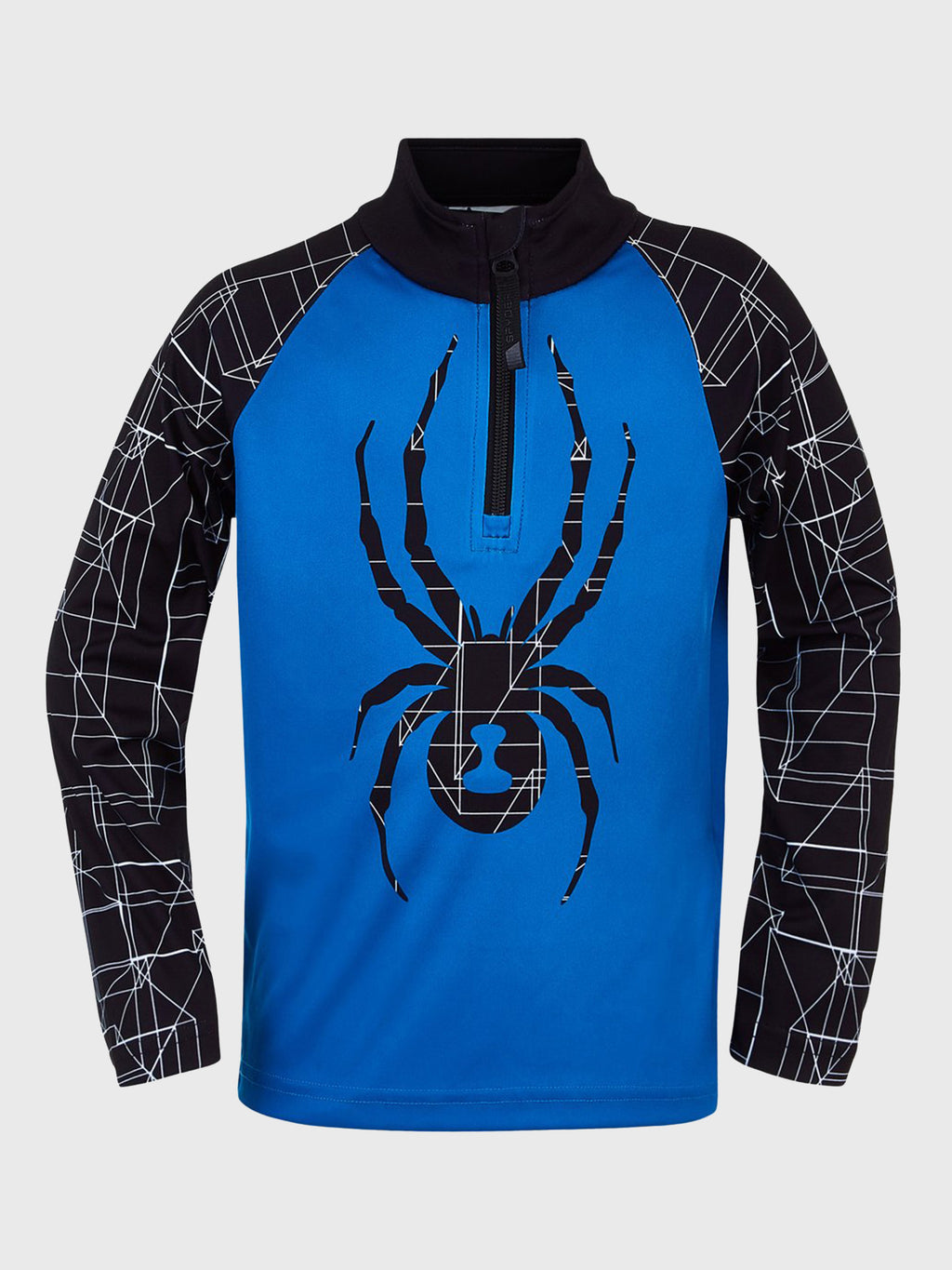 SPYDER Little Boys Maze Zip T-Neck - Saint Bernard
