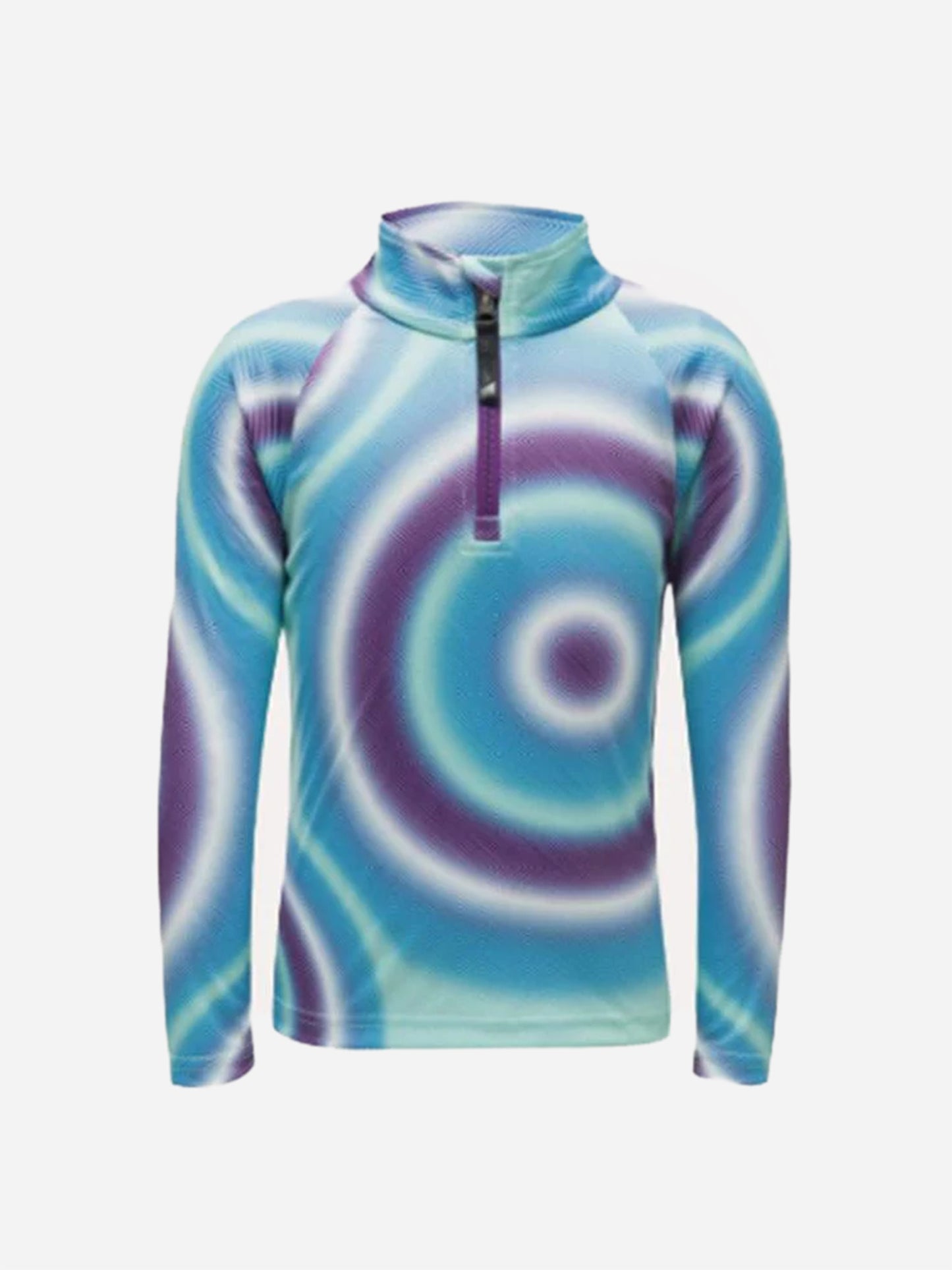 Spyder Girls' Bitsy Reflect Zip T-Neck Pullover - Saint Bernard