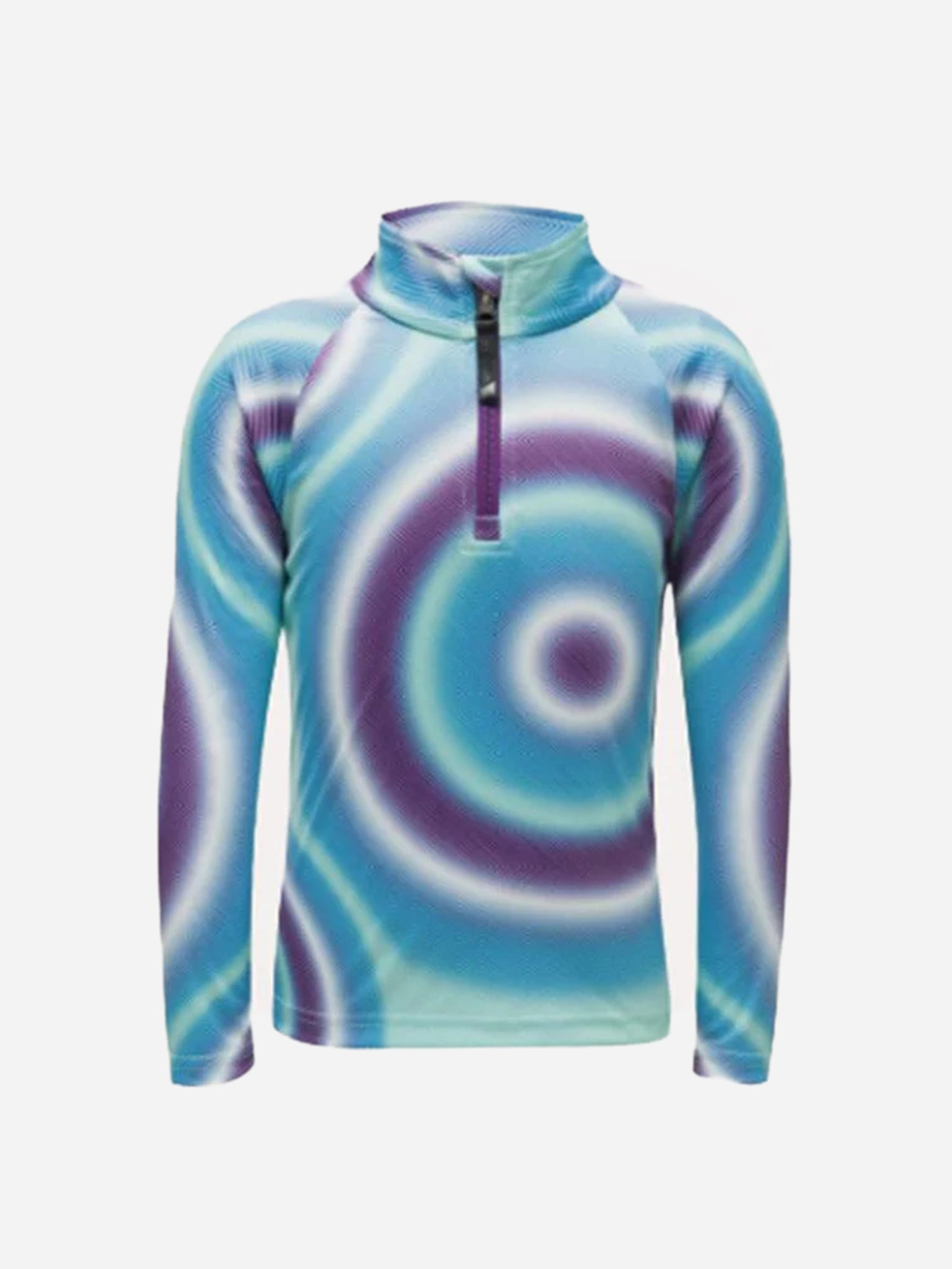 Spyder Girls' Bitsy Reflect Zip T-Neck Pullover - Saint Bernard