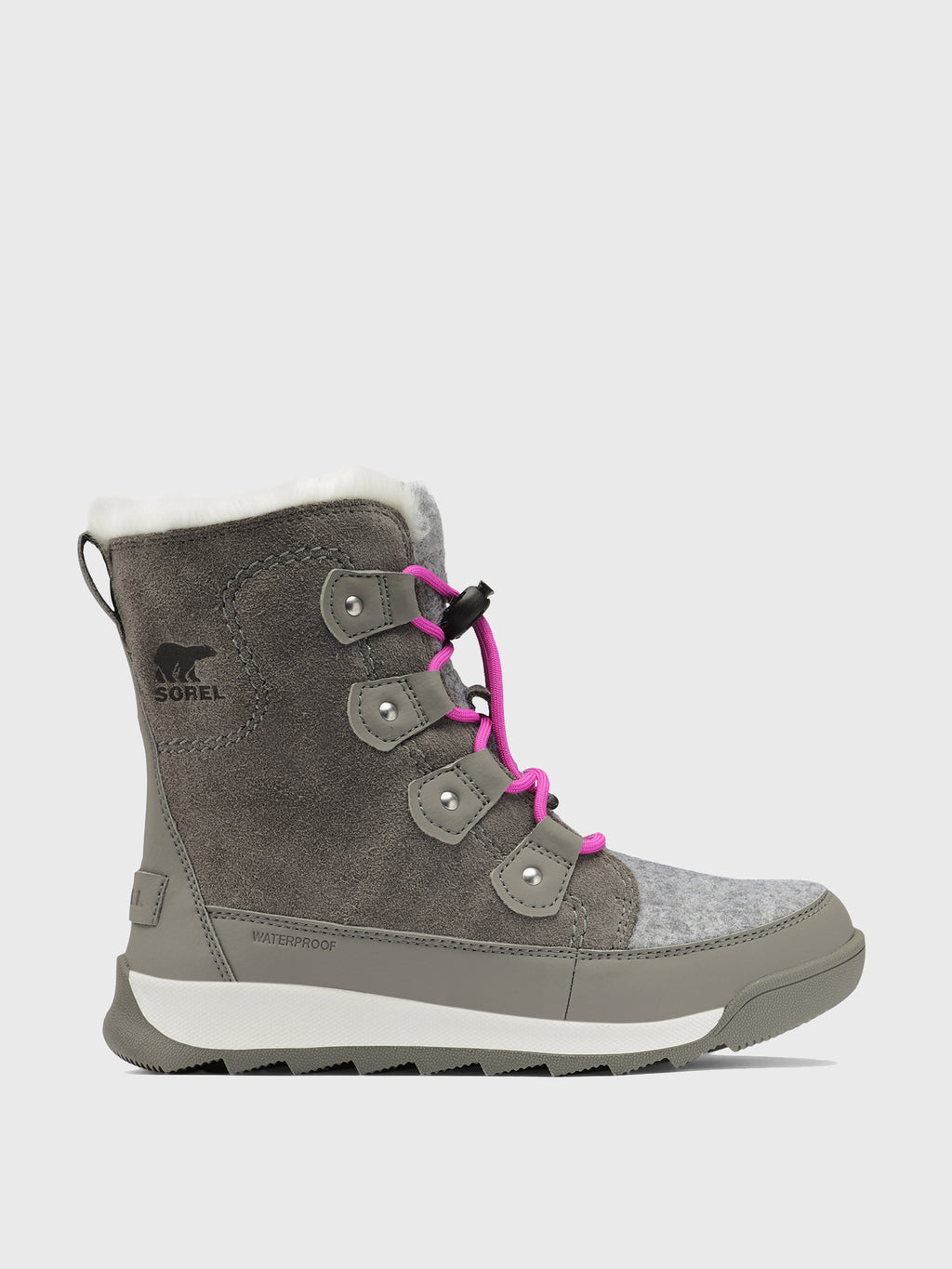 Sorel Girl's Whitney II Joan Lace Boot - Saint Bernard
