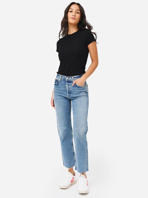 Citizens Of Humanity Women's Florence Wide Straight Jean