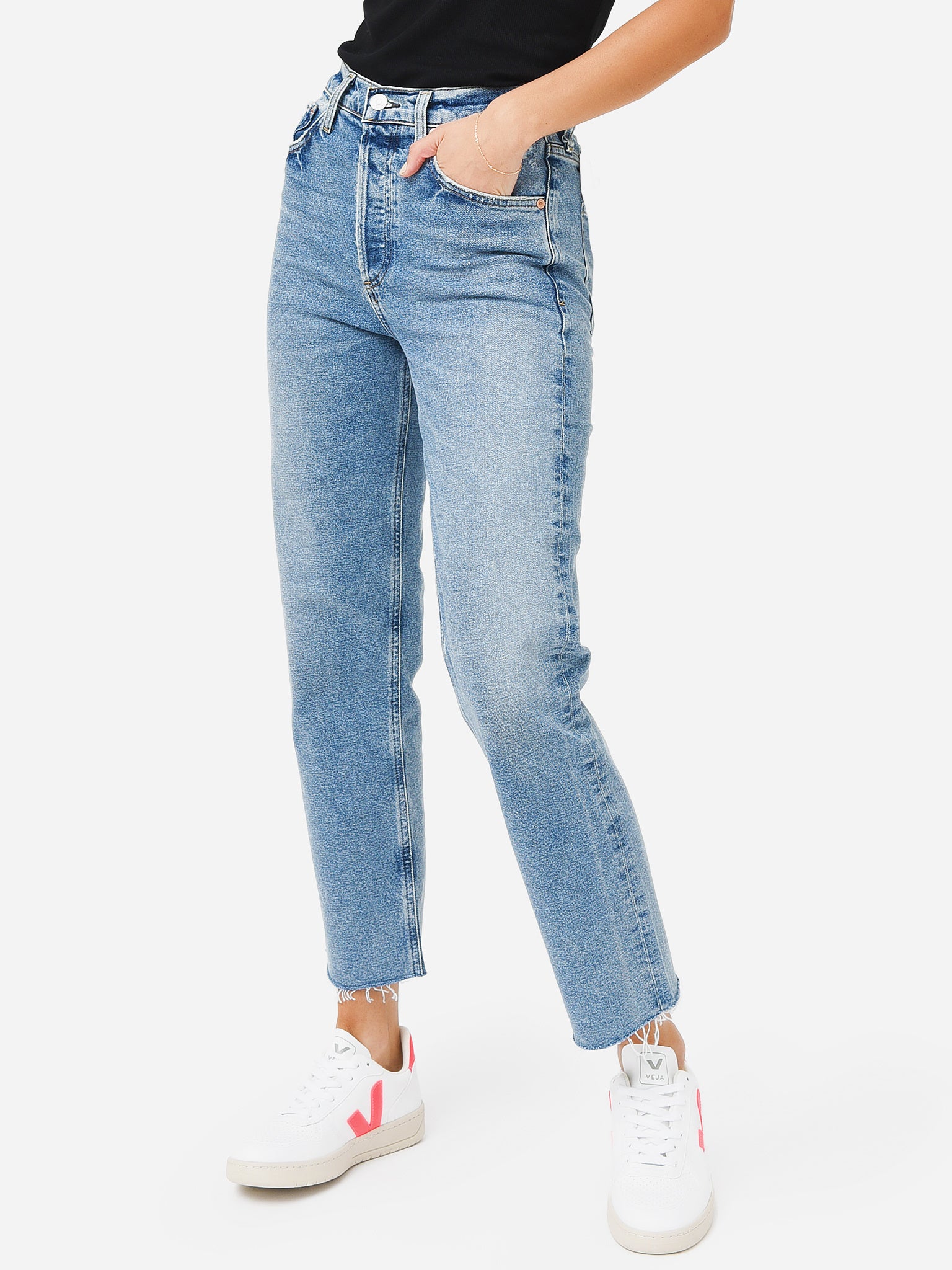 Citizens Of Humanity Women's Florence Wide Straight Jean - Saint Bernard