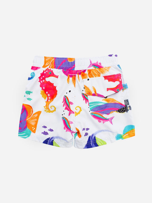 PEPITA&ME Boys' Mar Caribe Volley Swim Trunks