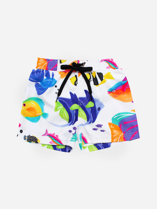 PEPITA&ME Boys' Mar Caribe Volley Swim Trunks