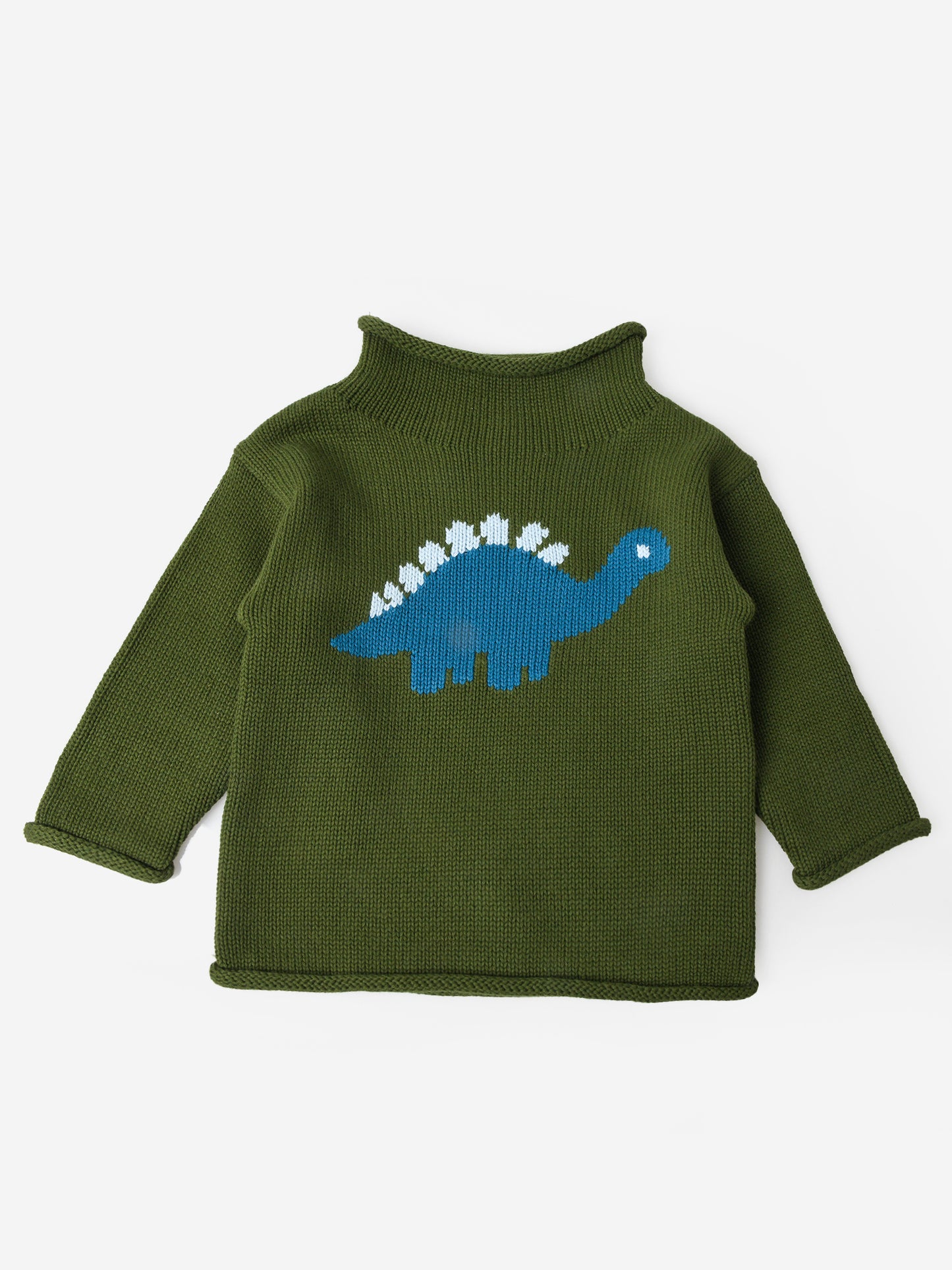 Classic Prep Boys' Fraser Dinosaur Intarsia Sweater