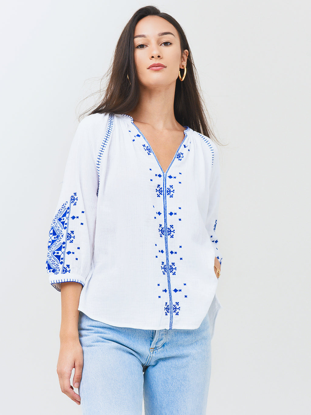 BA&SH Women's Eglantine Blouse - Saint Bernard