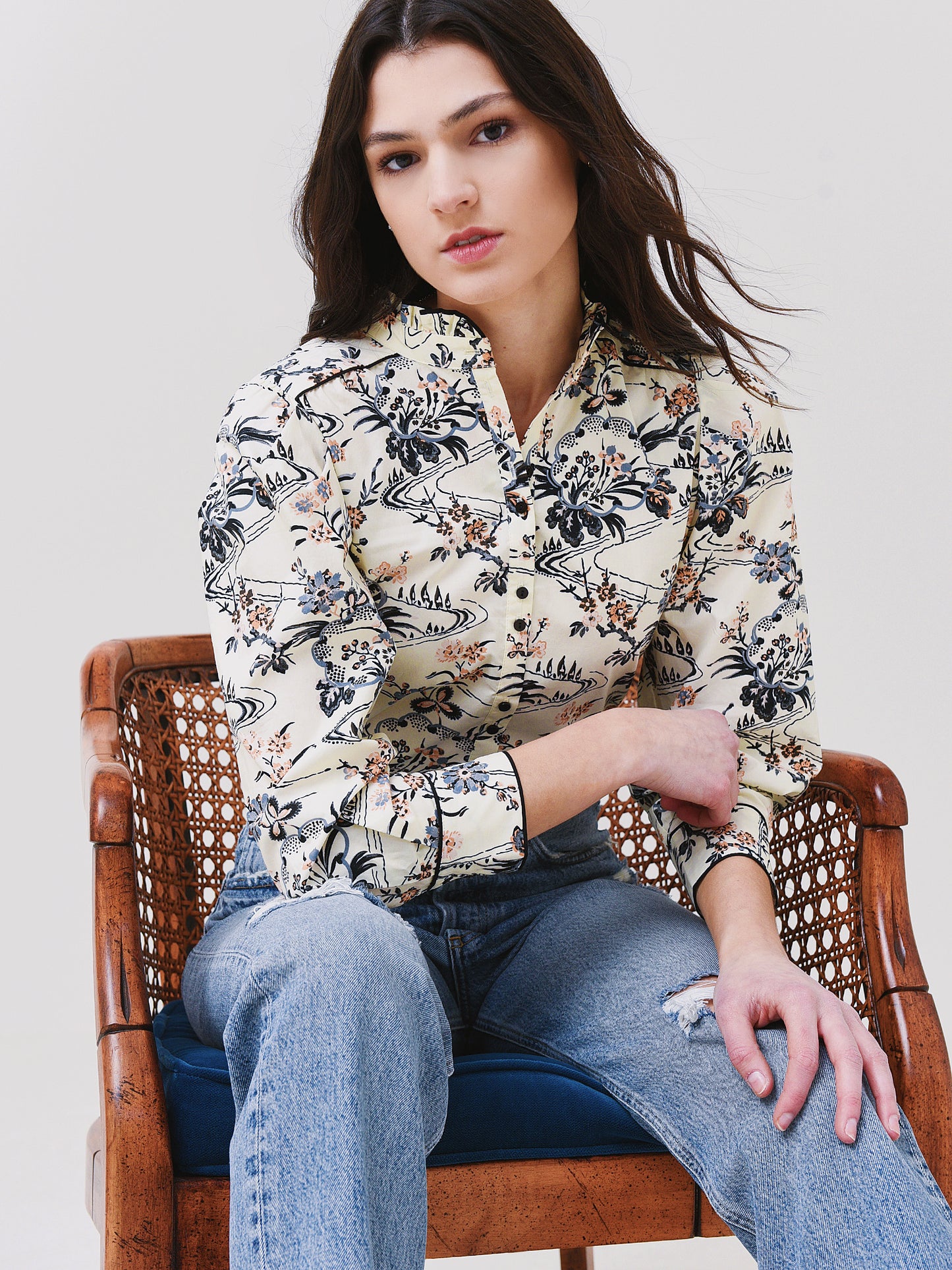 ba&sh Women's Fary Shirt - Saint Bernard