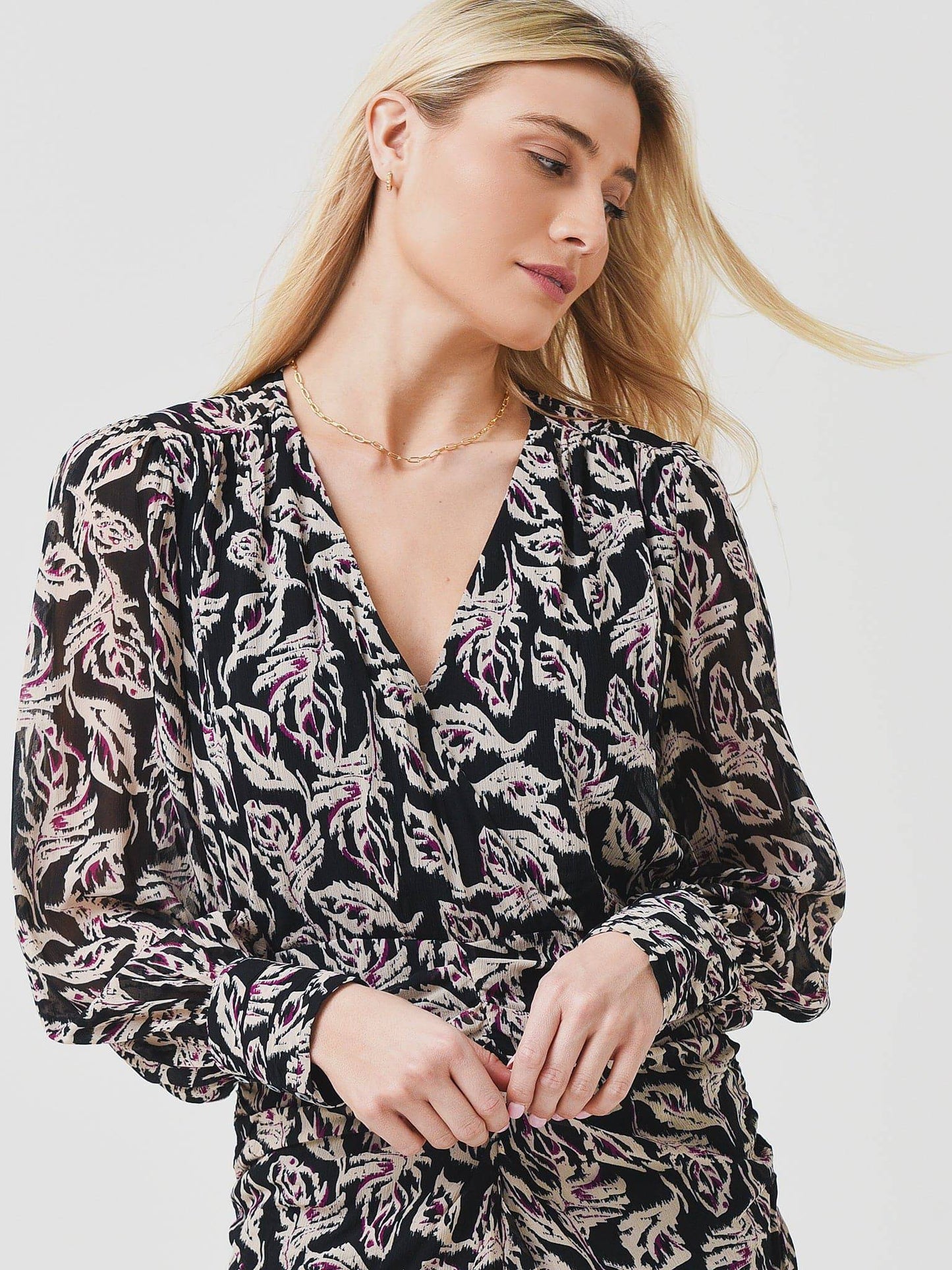 ba+sh Women's Gizelle Dress - Saint Bernard