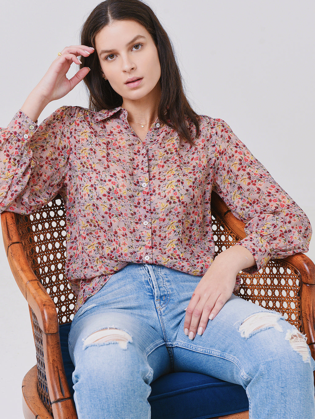 ba&sh Women's Maxence Shirt - Saint Bernard