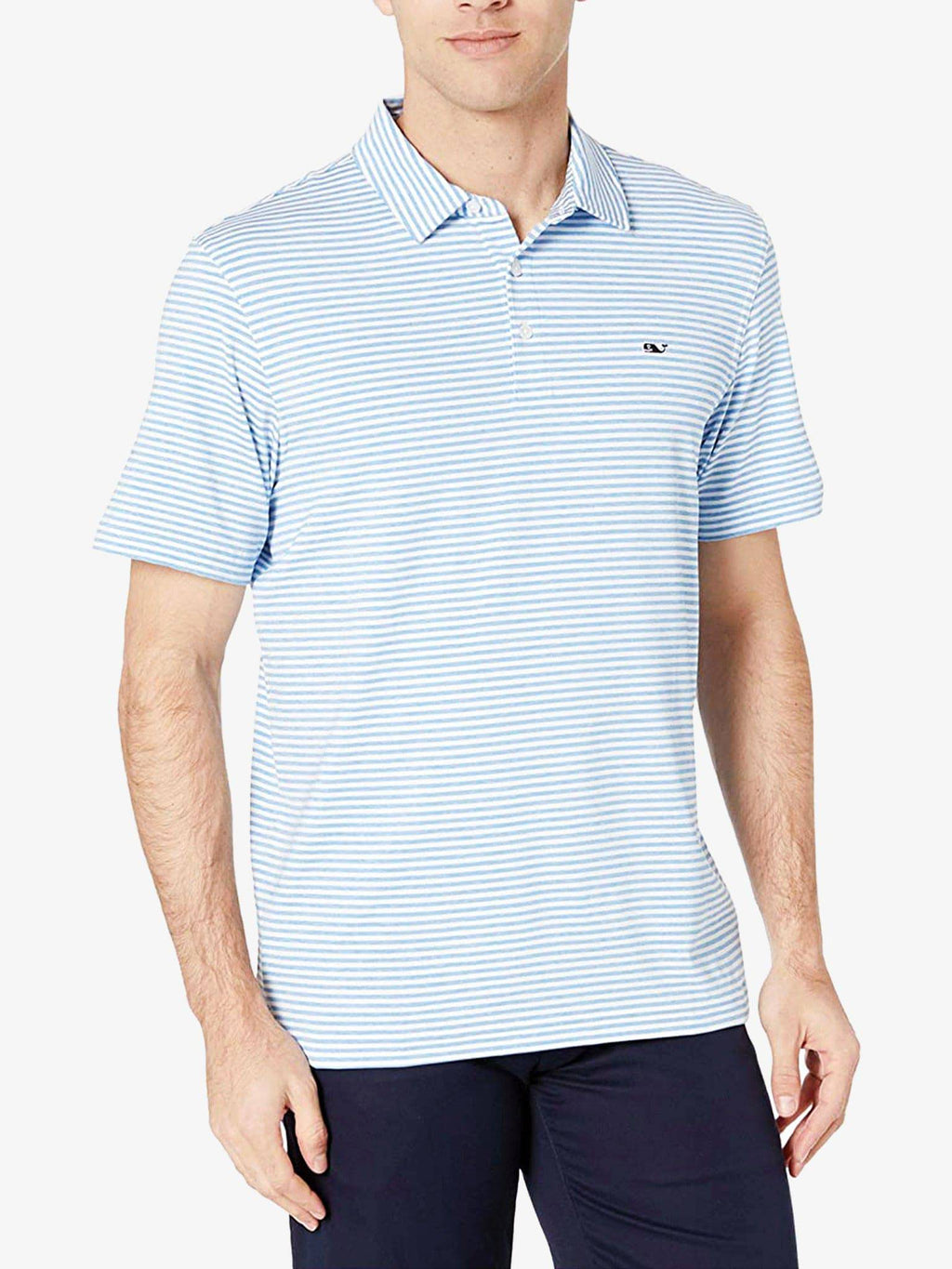Vineyard Vines Men's Heathered Winstead Sankty Polo - Saint Bernard