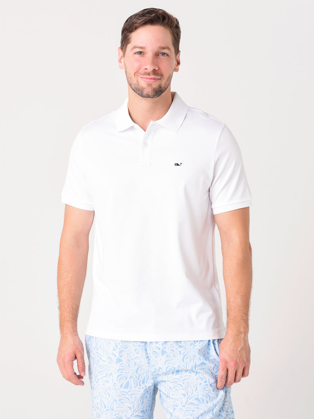 Vineyard Vines Men's Edgartown Pique Polo - Saint Bernard