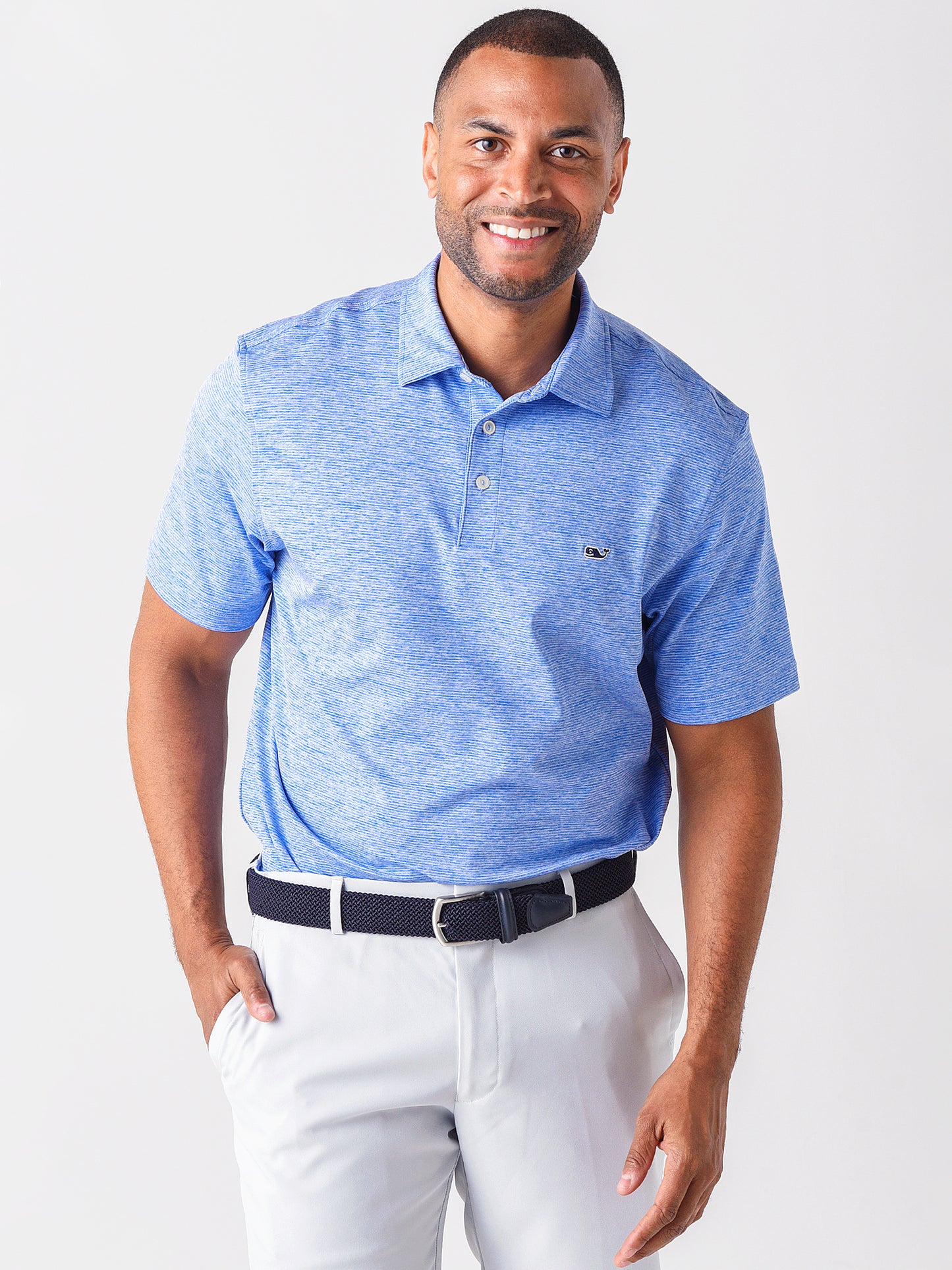 Men's St. Jean Stripe Sankaty Polo - Saint Bernard