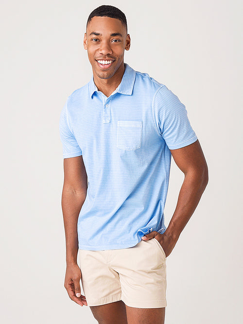 Vineyard Vines Men's Guanahani Stripe Island Polo