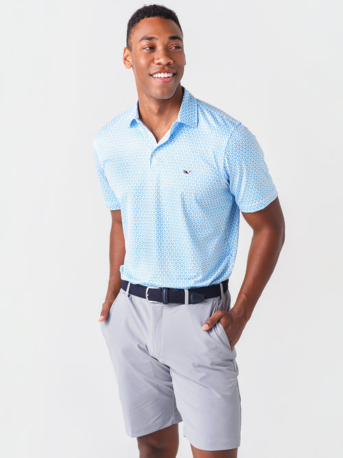 Vineyard Vines Men's Printed Sankaty Polo