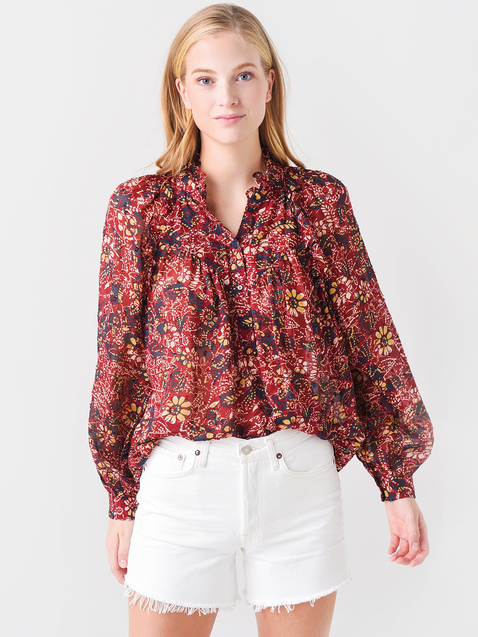 ba&sh Women's Gaelle Blouse - Saint Bernard