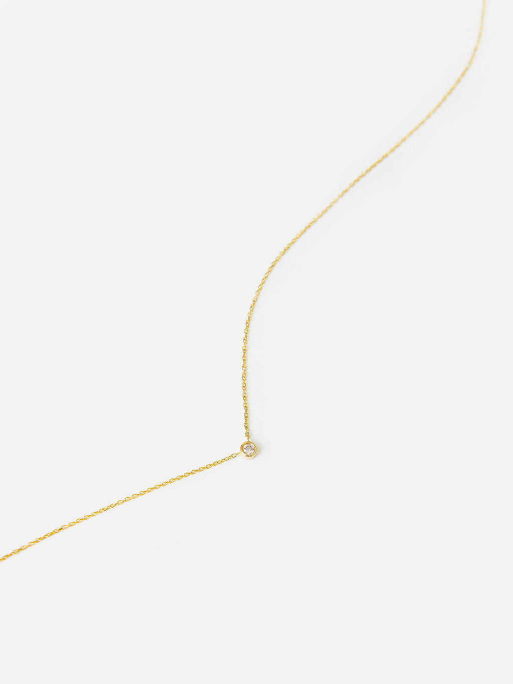 Francie B. Diamond Solitaire Necklace - Saint Bernard