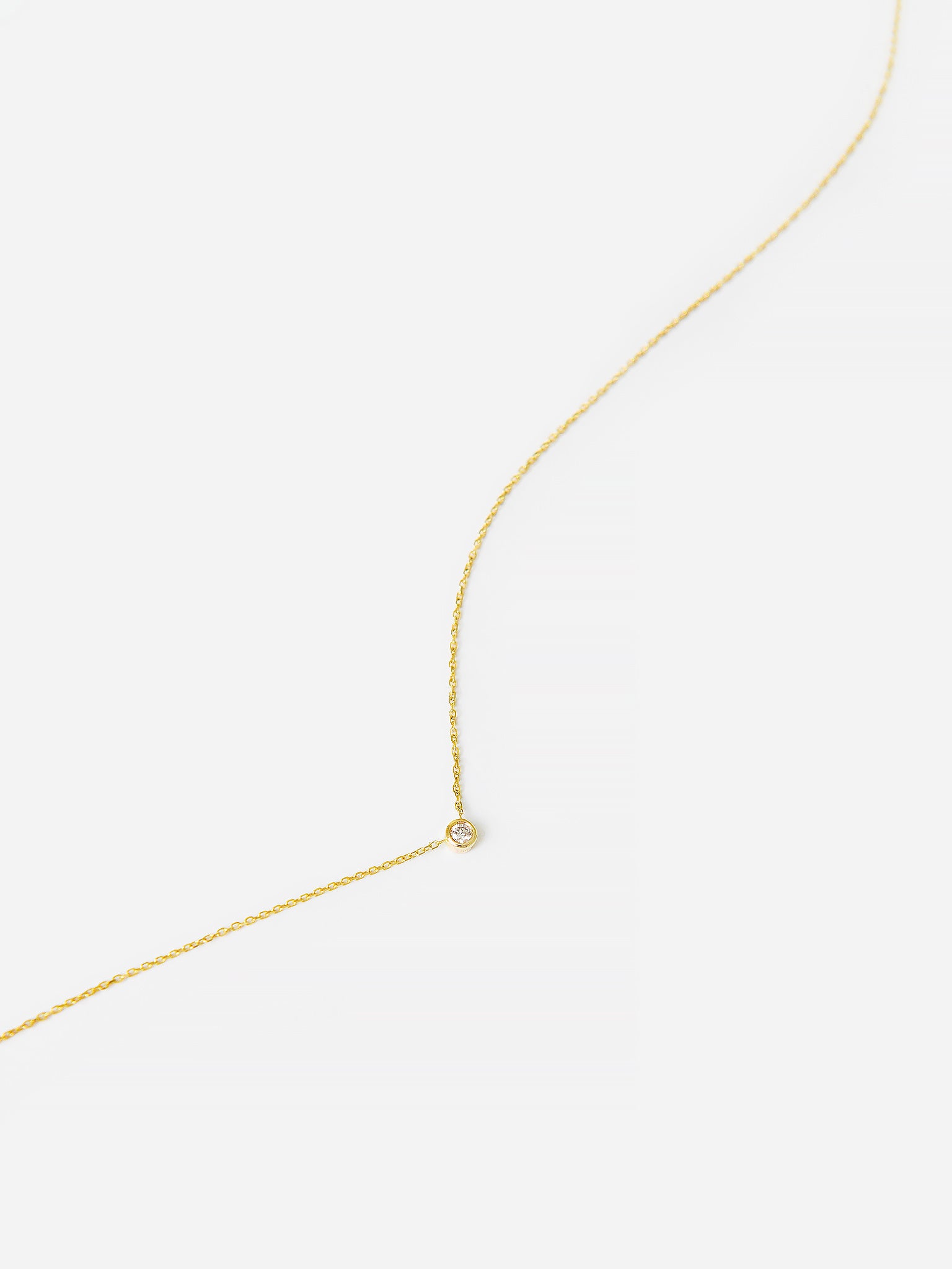 Francie B. Diamond Solitaire Necklace - Saint Bernard