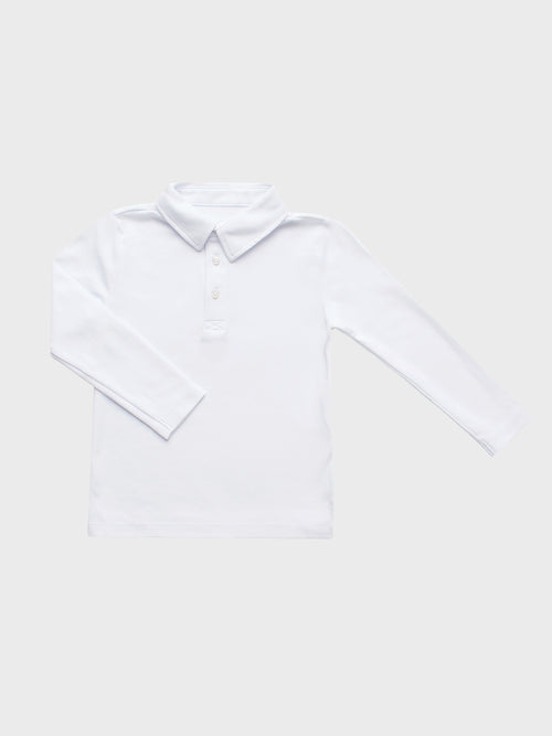 Classic Prep Boys' Long Sleeve Hayden Polo
