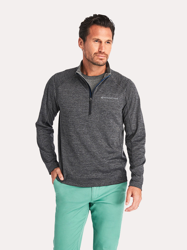 Vineyard Vines Sankaty Half Zip Pullover - Saint Bernard