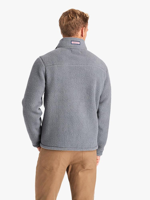 Vineyard Vines Stillwater Chest Pocket Sherpa 1/2-Zip Pullover