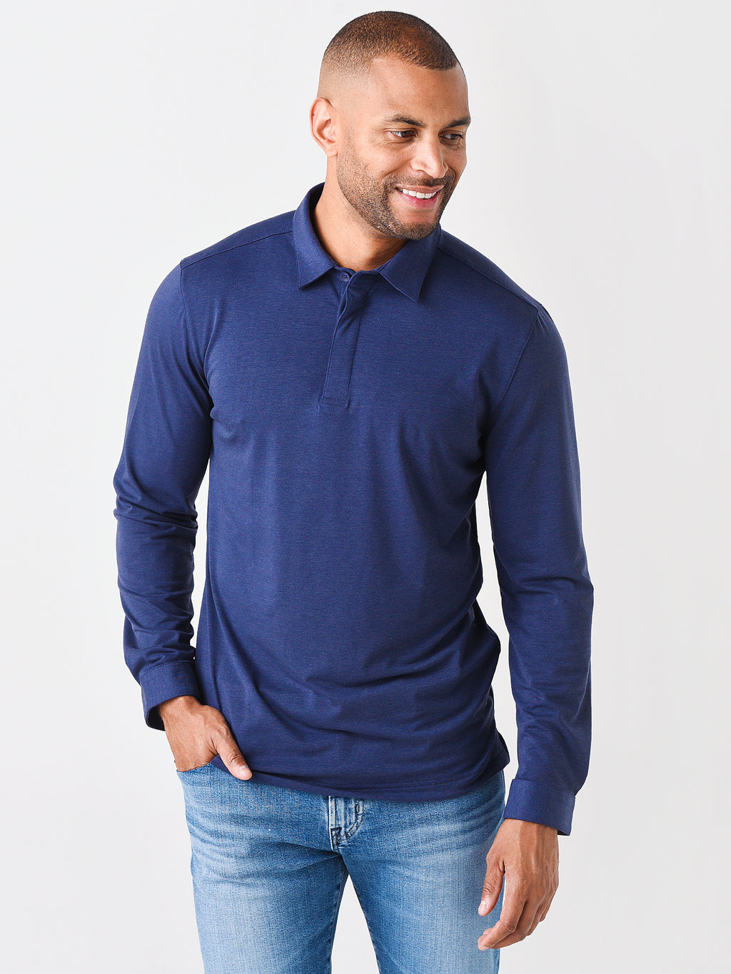 Mizzen+Main Men's Filmore Trim Fit Polo - Saint Bernard