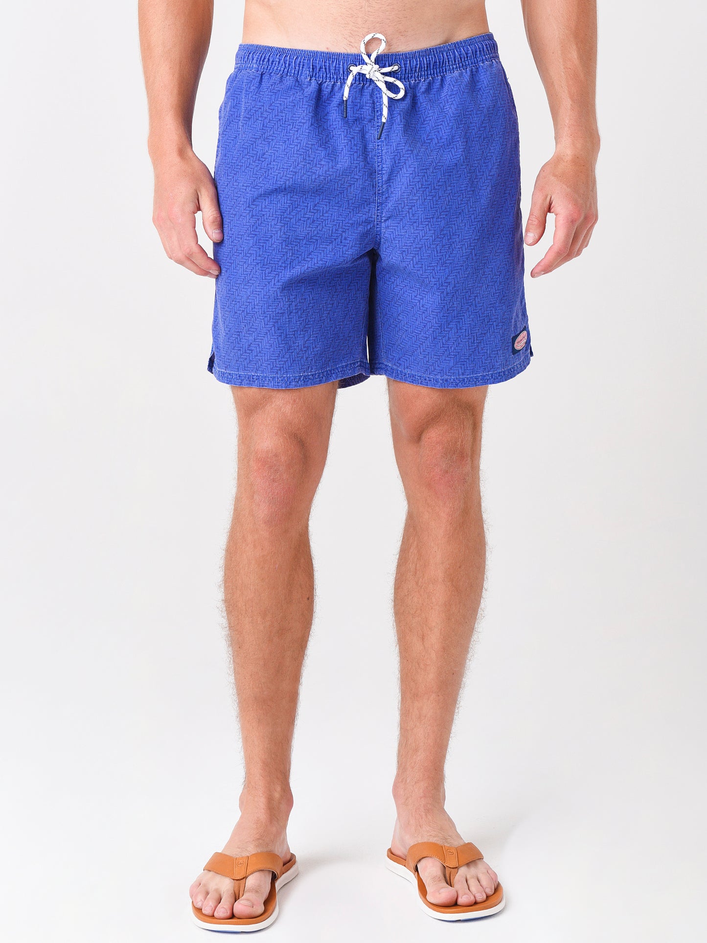 Vineyard Vines Men's 7" Island Chappy Swim Trunk - Saint Bernard