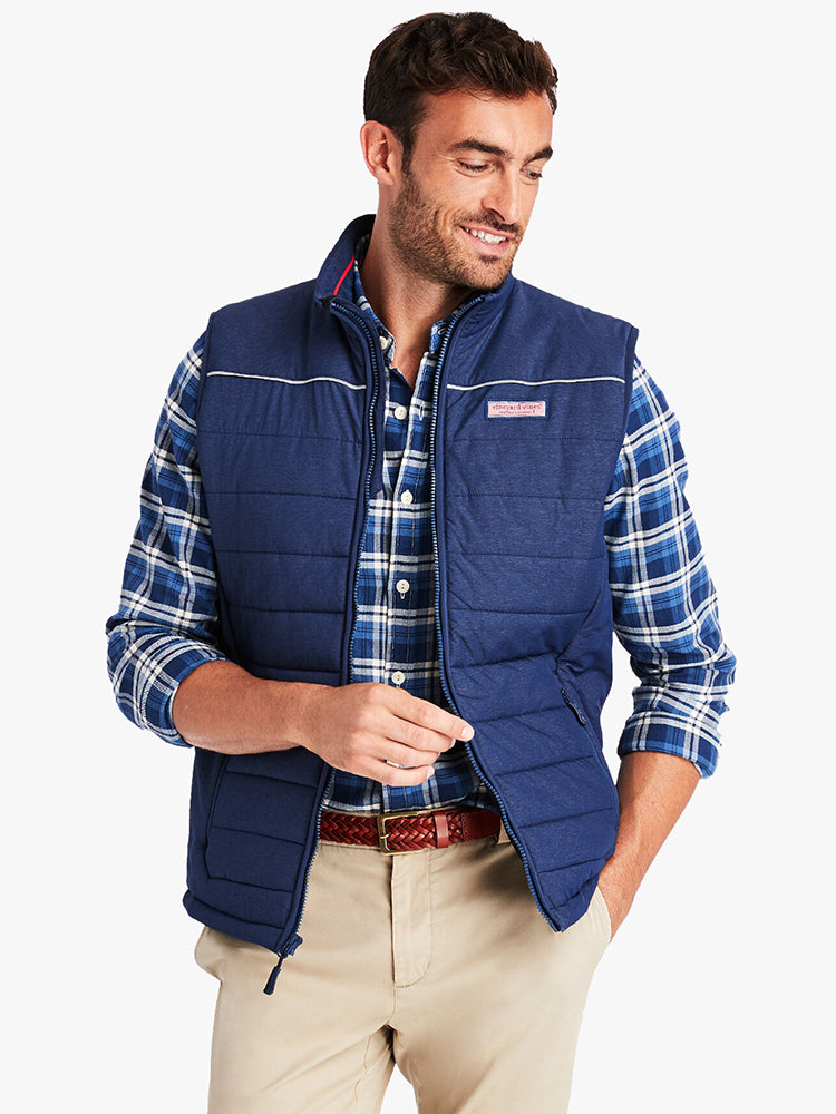 Vineyard Vines Men’s Nor’easter Puffer Vest - Saint Bernard