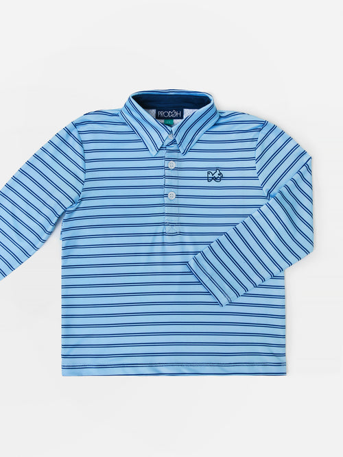 Prodoh Boys' Long Sleeve Performance Polo