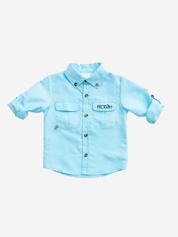 Prodoh Little Boys’ Solid Fishing Shirt - Saint Bernard