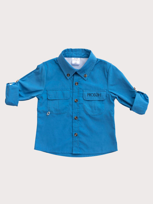 Prodoh Little Boys’ Solid Fishing Shirt