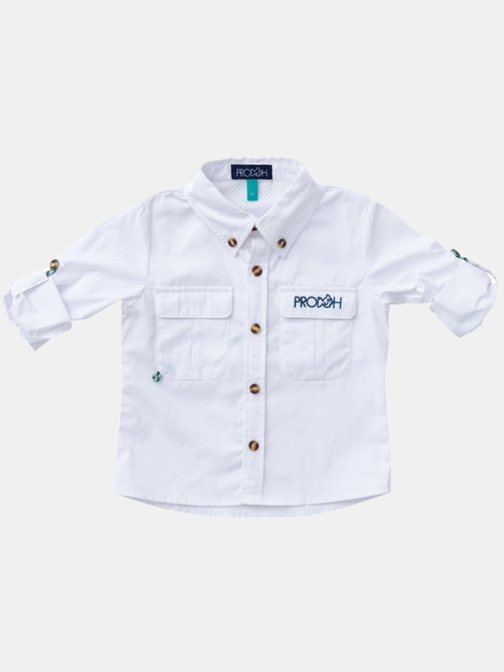 Prodoh Little Boys' Solid Fishing Shirt - Saint Bernard