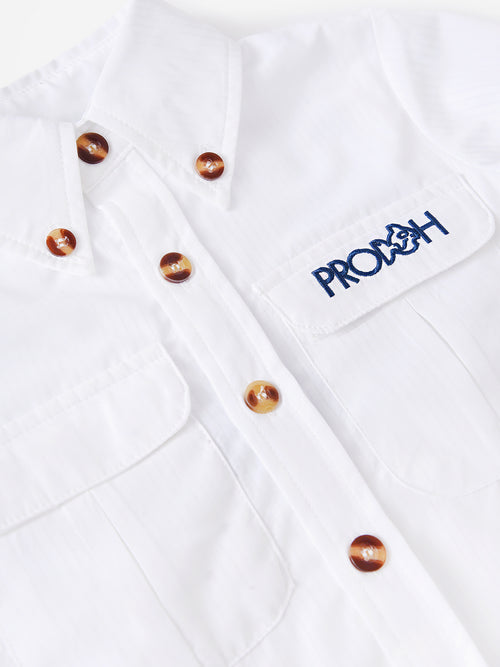 Prodoh Baby Boys' Tonal Fishing Shirt