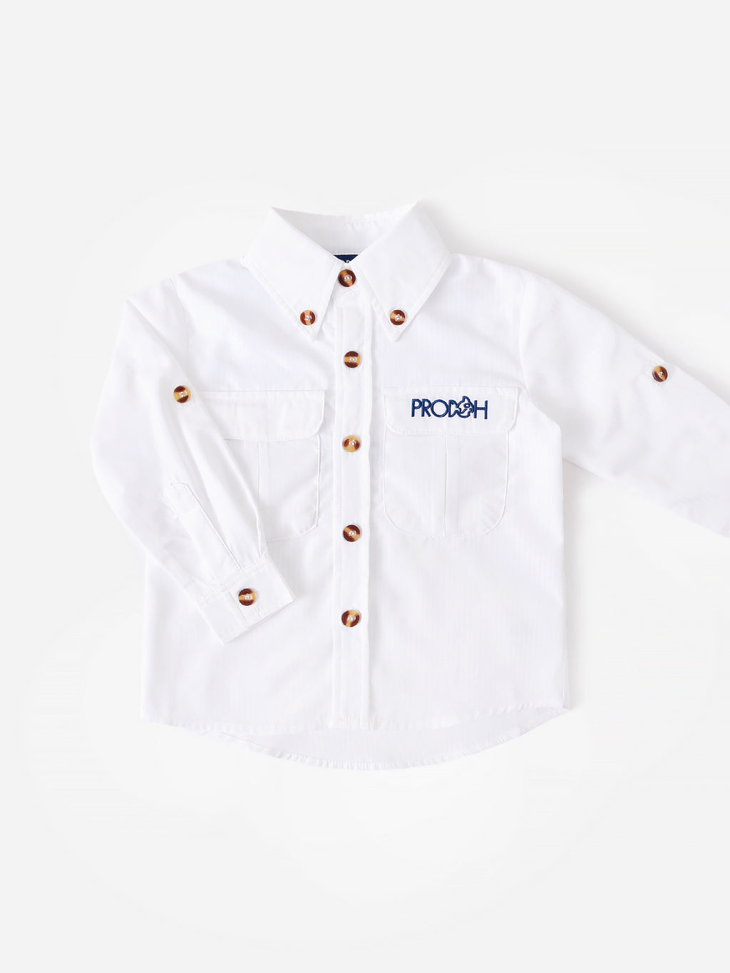 Prodoh Baby Boys' Tonal Fishing Shirt - Saint Bernard