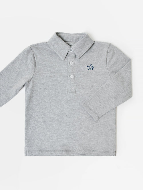 Prodoh Boys' Long Sleeve Polo