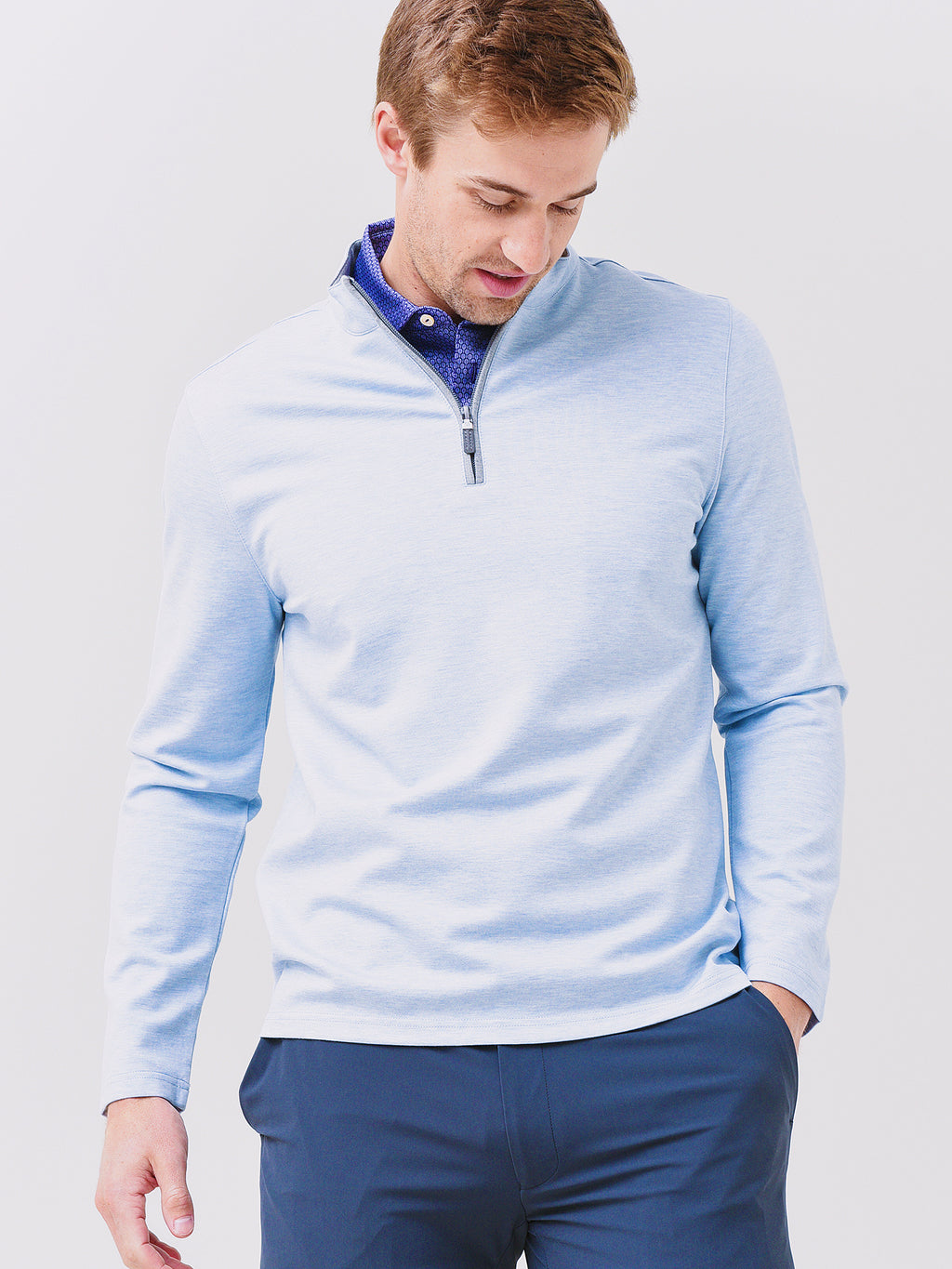 Mizzen+Main Men's Proflex Quarter-Zip - Saint Bernard
