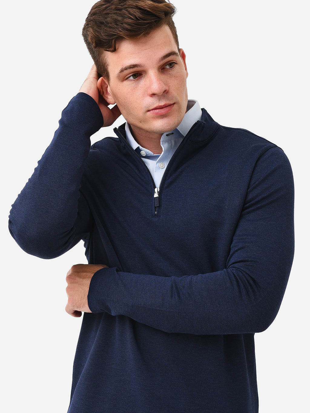 Mizzen+Main Men's Proflex Quarter-Zip - Saint Bernard