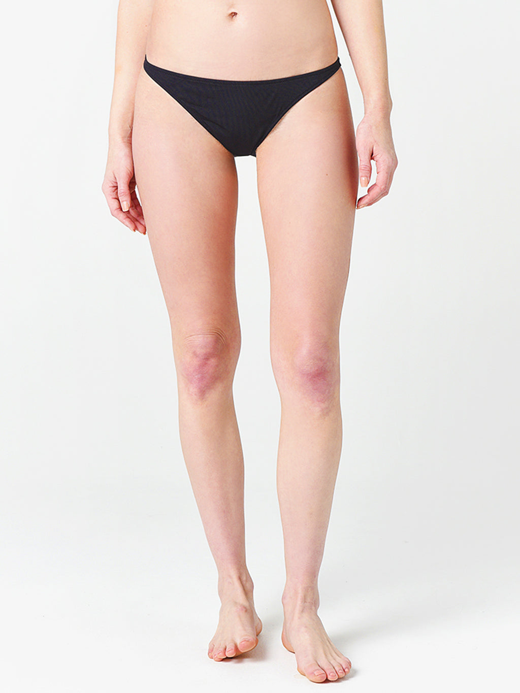 Tori Praver Women's Marlow Rib Classic Bikini Bottom - Saint Bernard