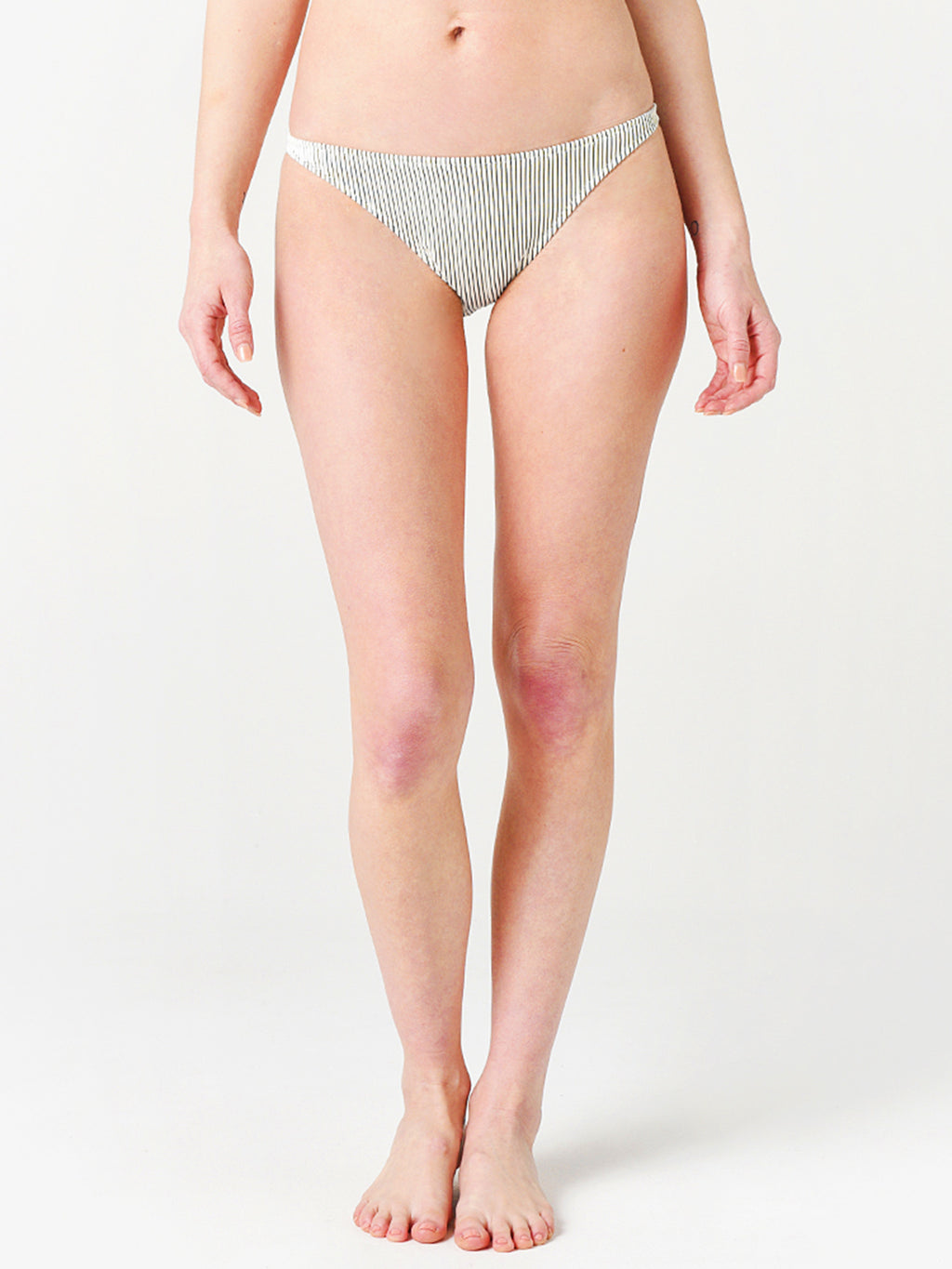 Tori Praver Women's Marlow Rib Classic Bikini Bottom - Saint Bernard